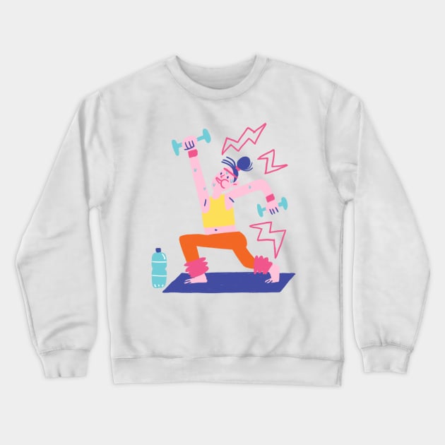 WORK.IT.OUT. Crewneck Sweatshirt by GiuliaM